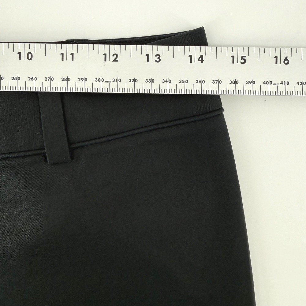 Ann Taylor sz 2P Petites Black Bootcut Dress Pants Career Office Trousers Chinos - Picture 5 of 6